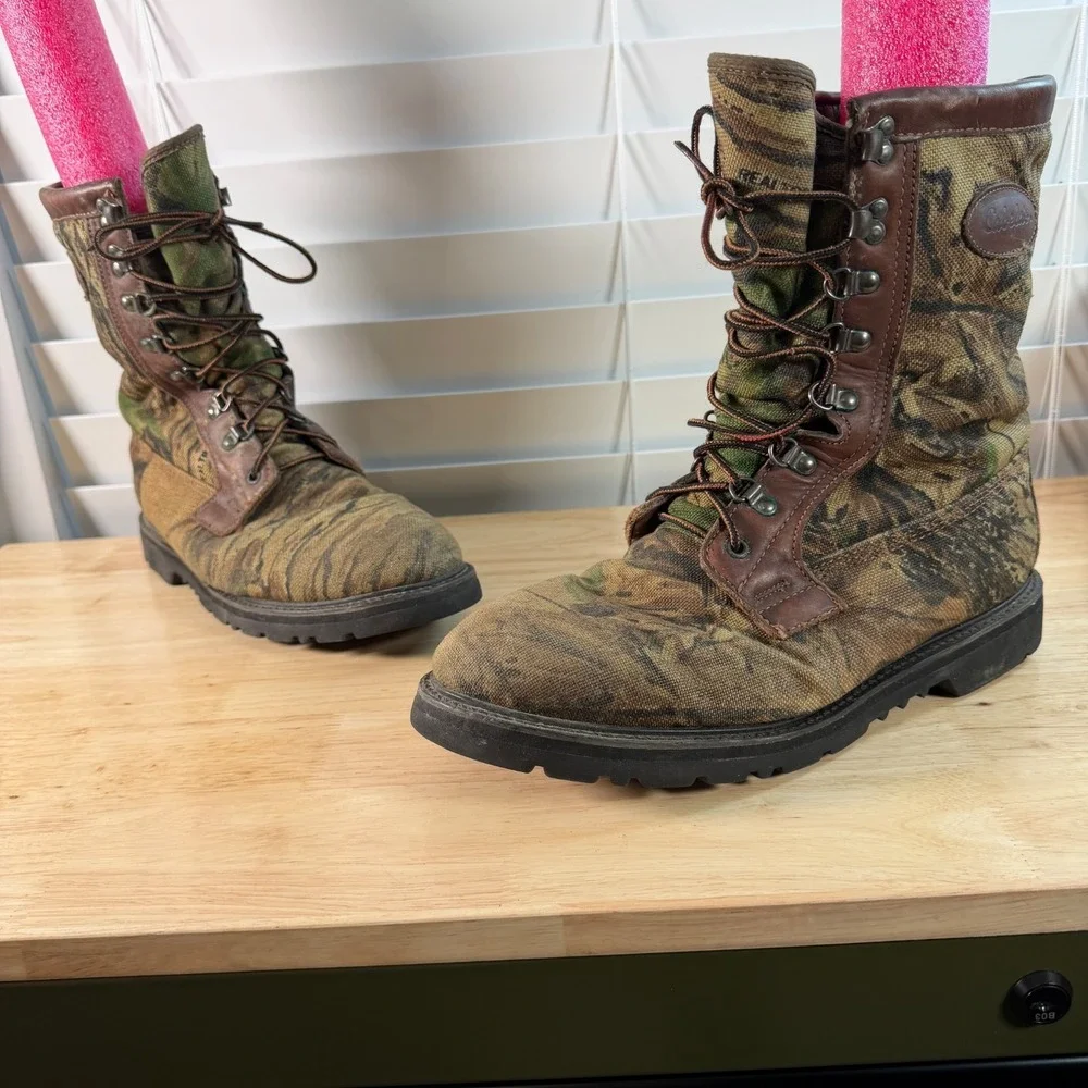 Cabela's Gore-Tex Hunting Boots Men's Camouflage Thinsulate Outdoor - 10 Vibram